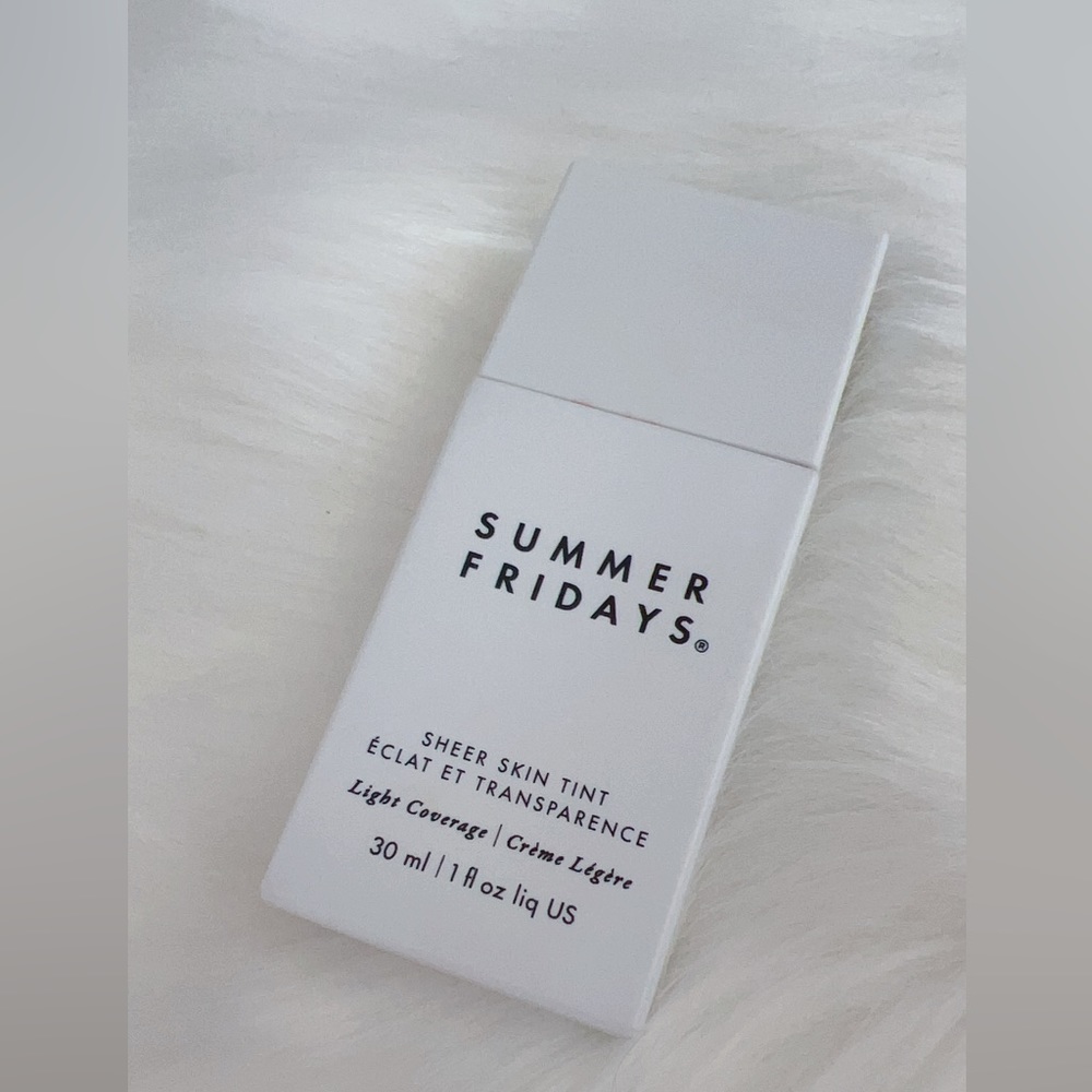 Summer Fridays skin tint with SPF
